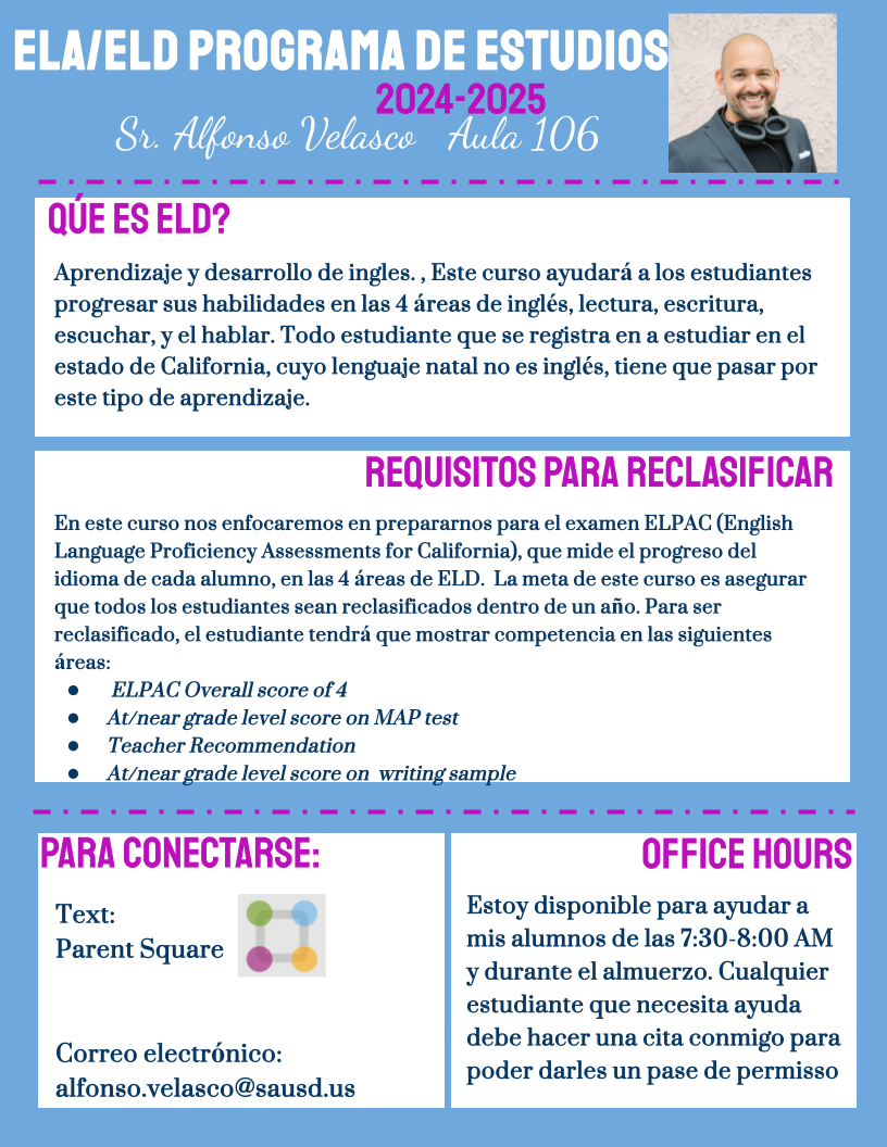ELA.ELD SyllabusSpan